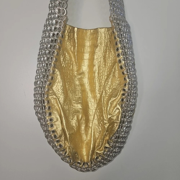 Dalaleo JAGGER SUPREME CROSSBODY HOBO IN REPURPOSED LEATHER - Picture 5 of 12